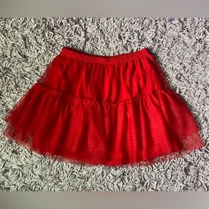Circo girls Red Tulle Skirt size M 7/8